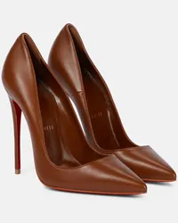 Christian Louboutin Pumps So Kate 120 aus Leder Braun