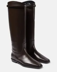 Totême Stiefel aus Leder Braun