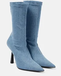 Gia Borghini Ankle Boots Barthelise aus Denim Blau