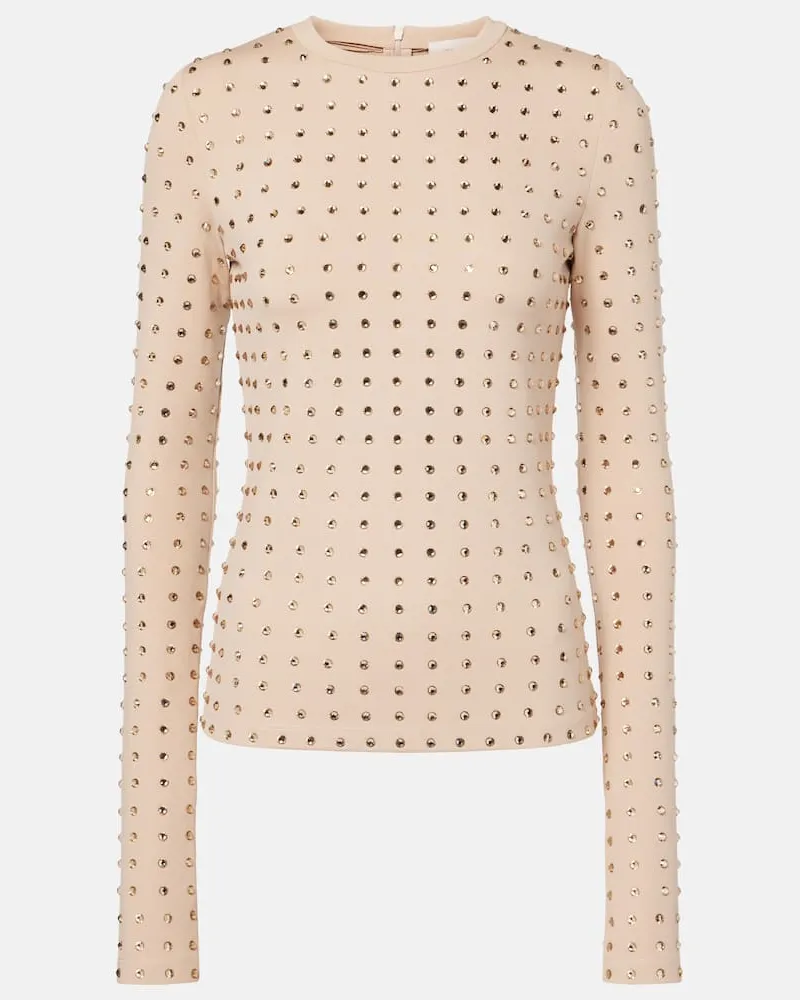 SPORTMAX Verziertes Top Negus Pink