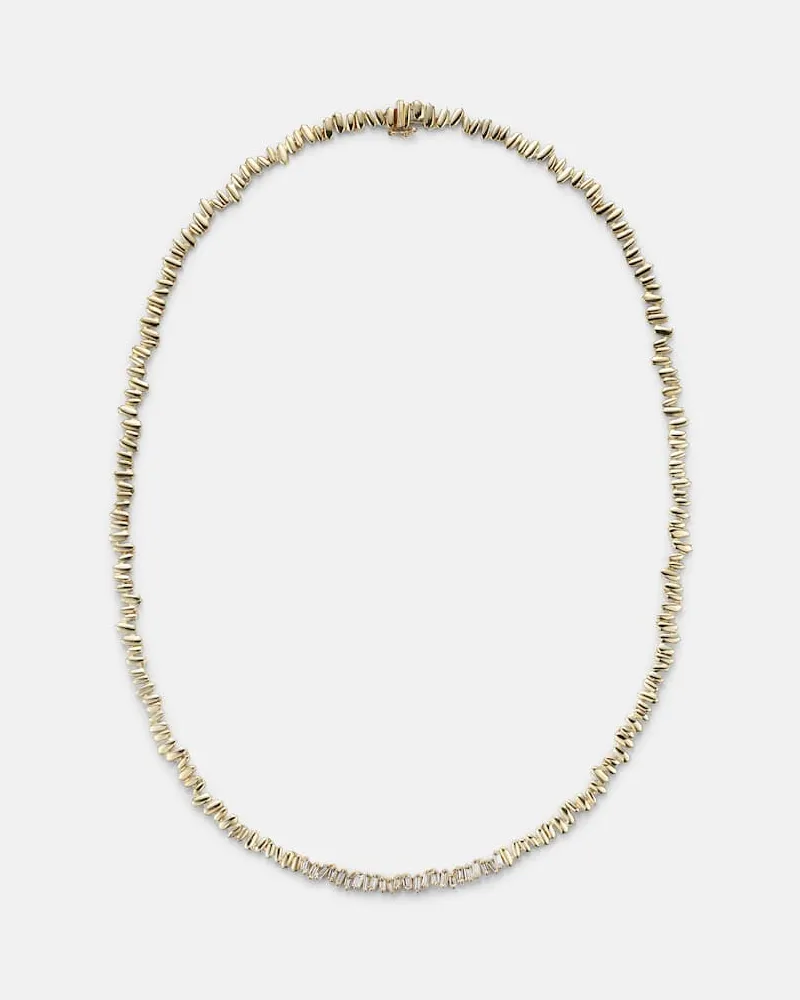 Suzanne Kalan Halskette aus 18kt Gelbgold mit Diamanten Gold