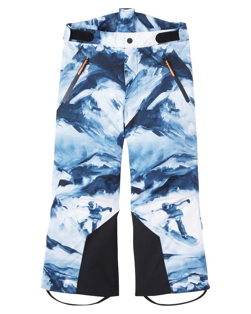 Molo Bedruckte Skihose Jump Pro Blau