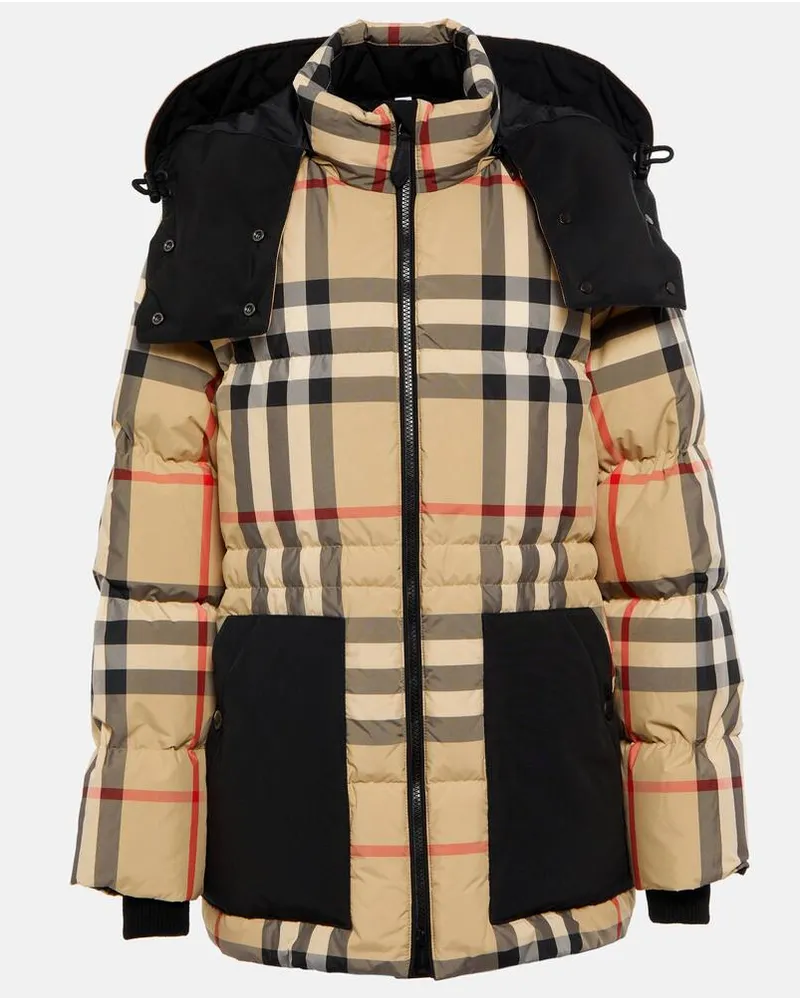 Burberry Daunenjacke Archive Check Beige