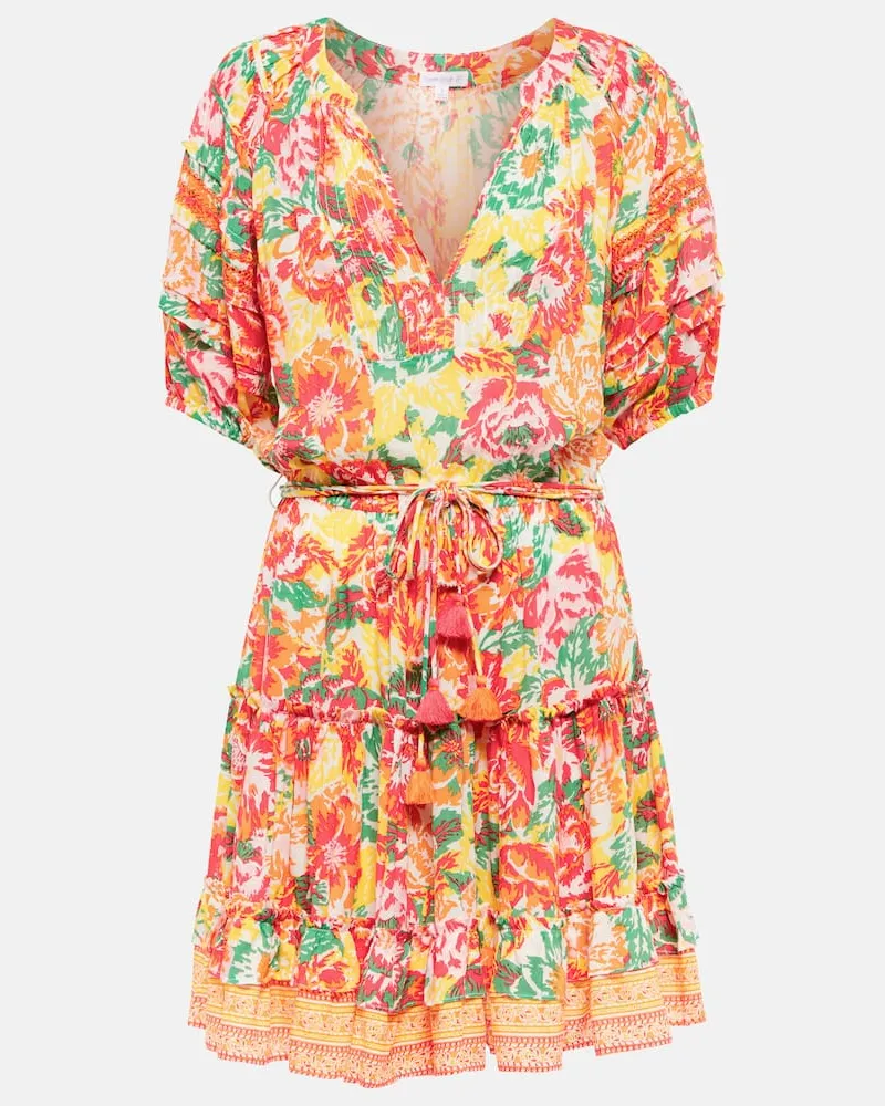 Poupette St Barth Minikleid Bona Orange