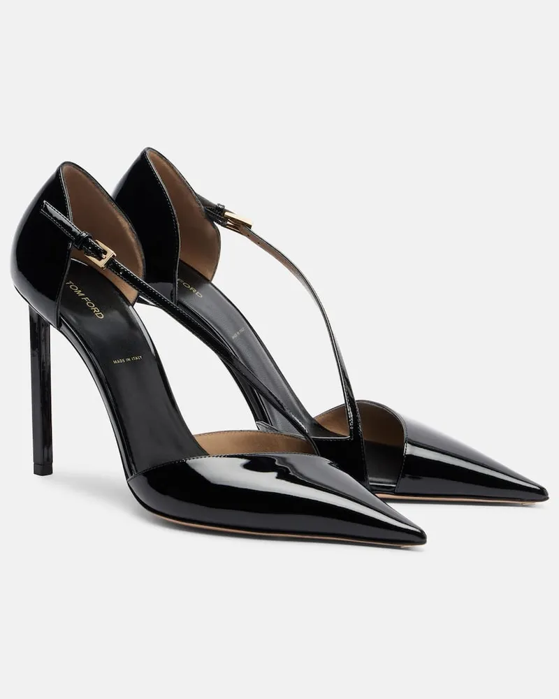 Tom Ford Pumps aus Lackleder Schwarz