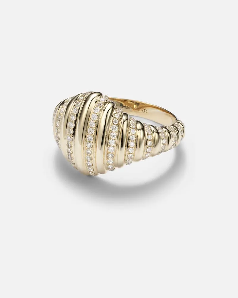 Yvonne Léon Yvonne Léon Ring aus 9kt Gelbgold mit Diamanten Gold