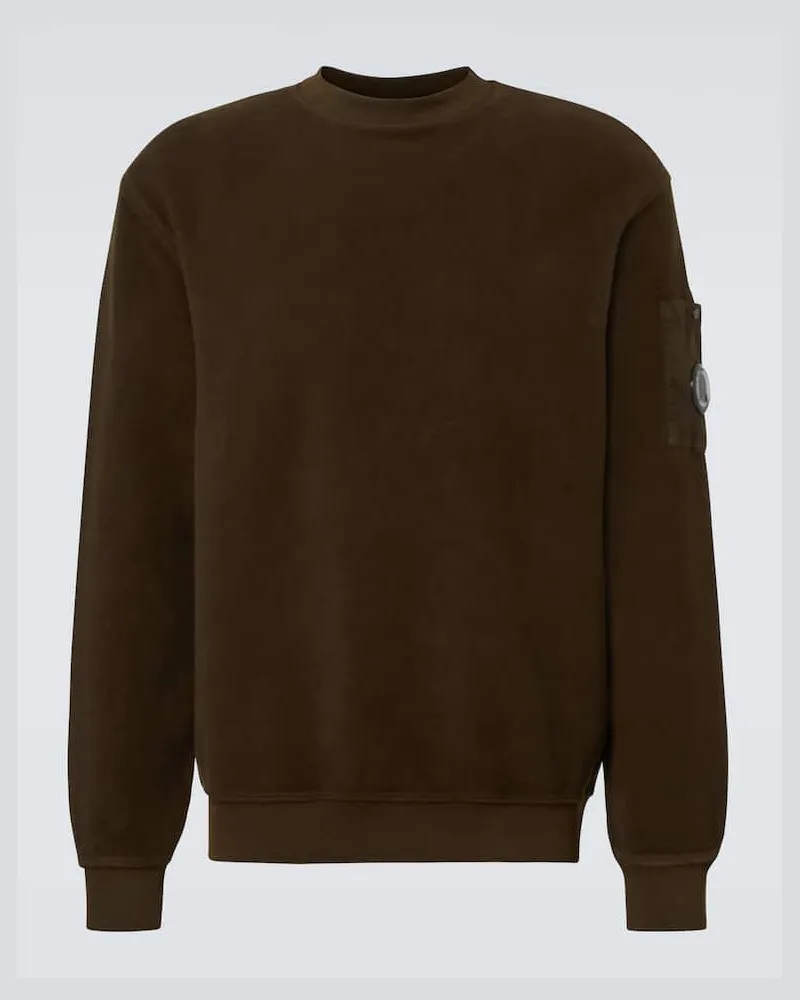 C.P. Company Sweatshirt aus Baumwolle Grün