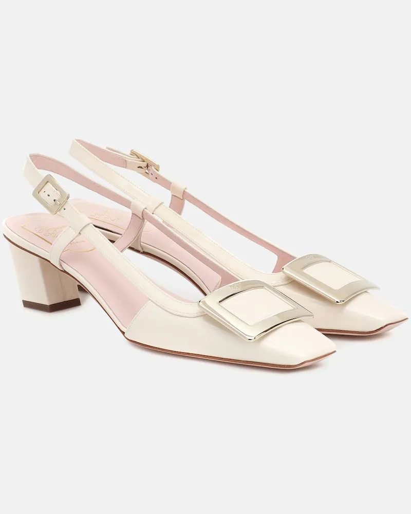 Roger Vivier Slingback-Pumps Belle Vivier 45 Weiß