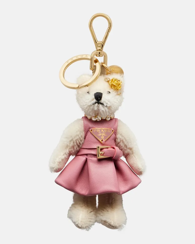 Prada Taschenanhänger Teddy Multicolor