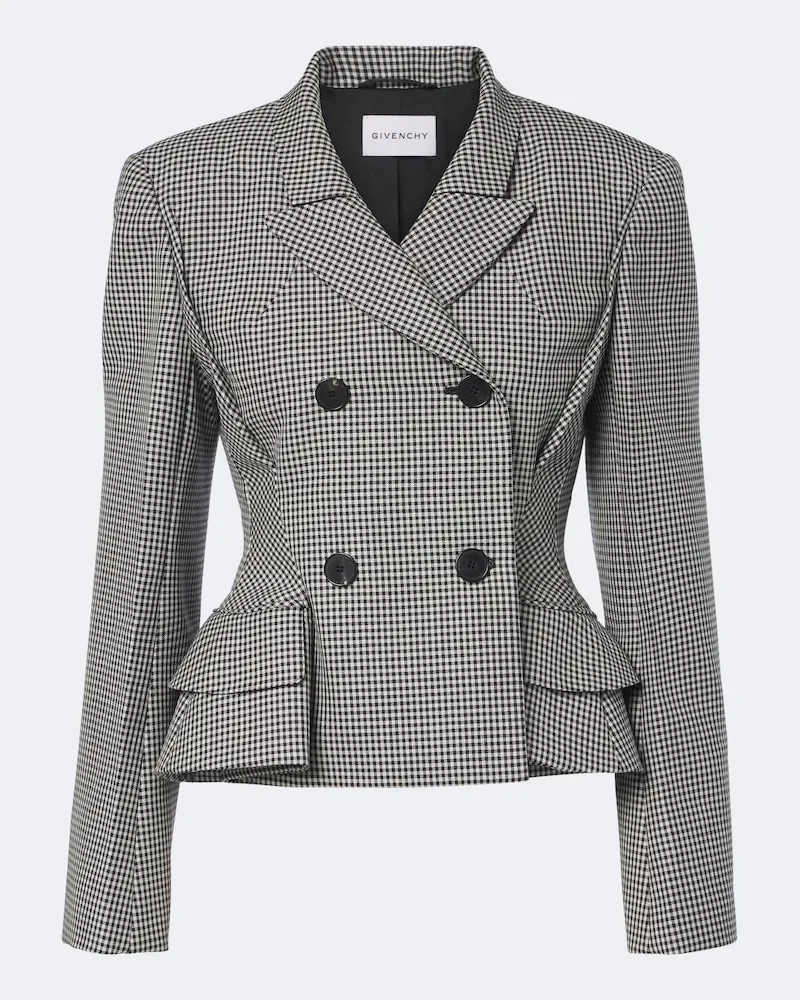 Givenchy Jacke Pinch aus Wolle und Mohair Schwarz