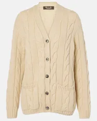 Loro Piana Cardigan Napier aus Kaschmir Nude