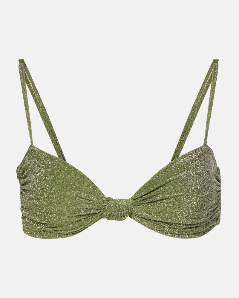 Johanna Ortiz Bikini-Oberteil Heliconia Grün