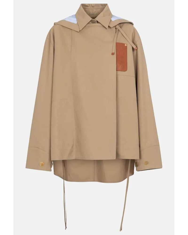 Loewe Jacke aus Baumwolle Beige