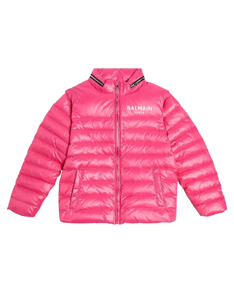 Balmain Daunenjacke Rosa