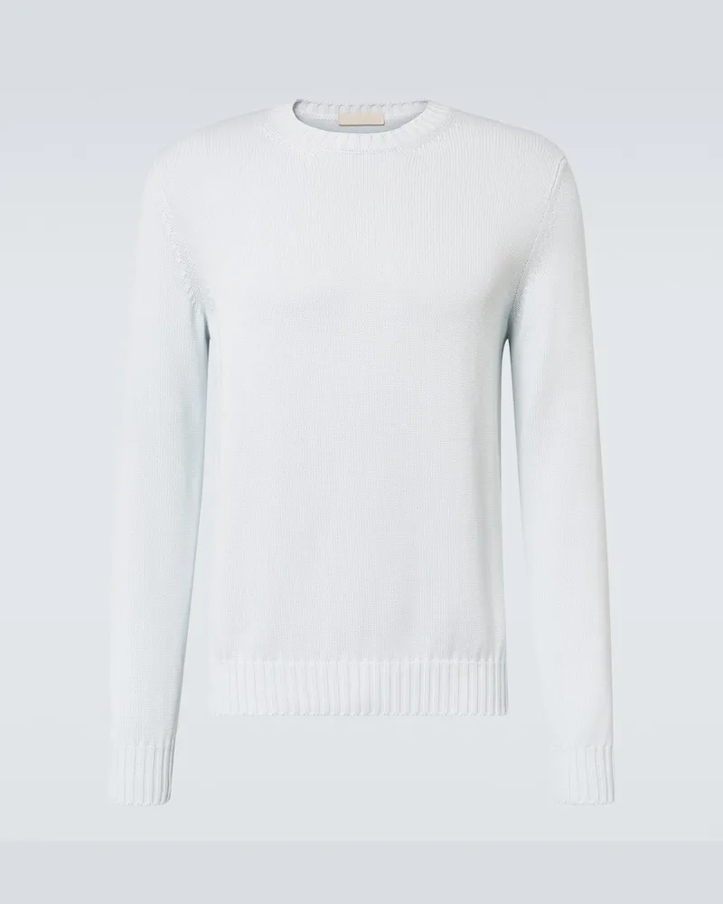 SAMAN AMEL Pullover aus Kaschmir Blau