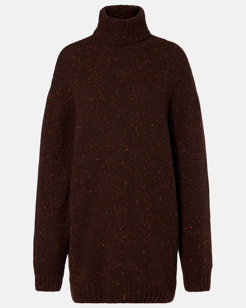 The Row Rollkragenpullover Mirai aus Kaschmir Braun