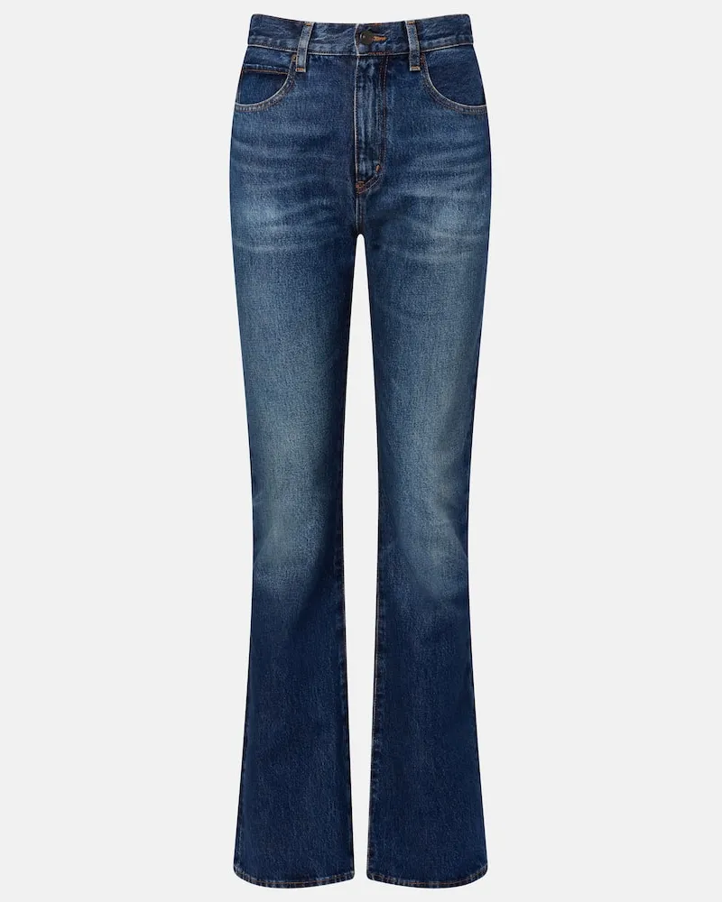 Frame Denim Flared Jeans The Outlaw Blau