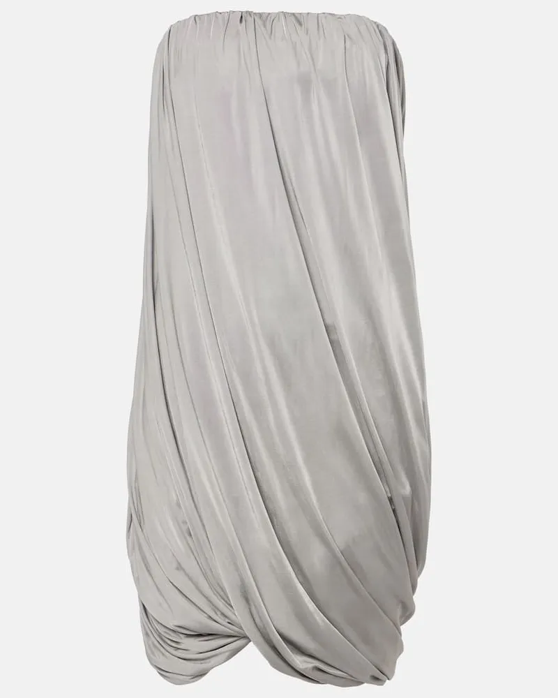 ATTICO Minikleid aus Jersey Grau