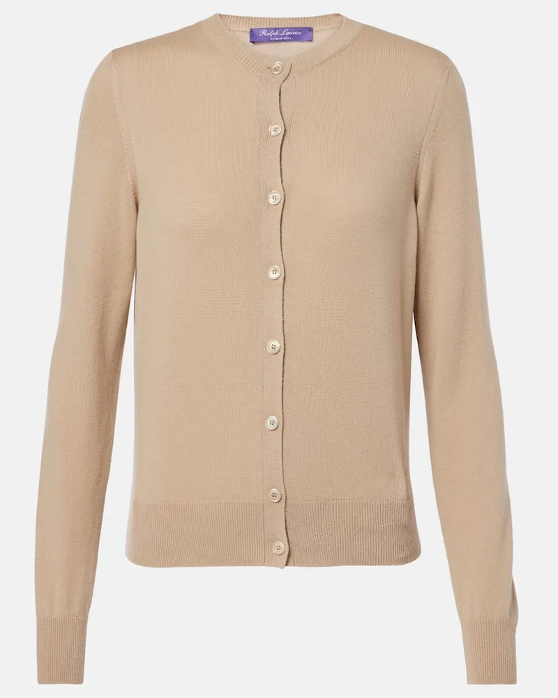 Ralph Lauren Cardigan aus Kaschmir Beige