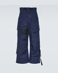 Junya Watanabe Cargohose aus Denim Blau