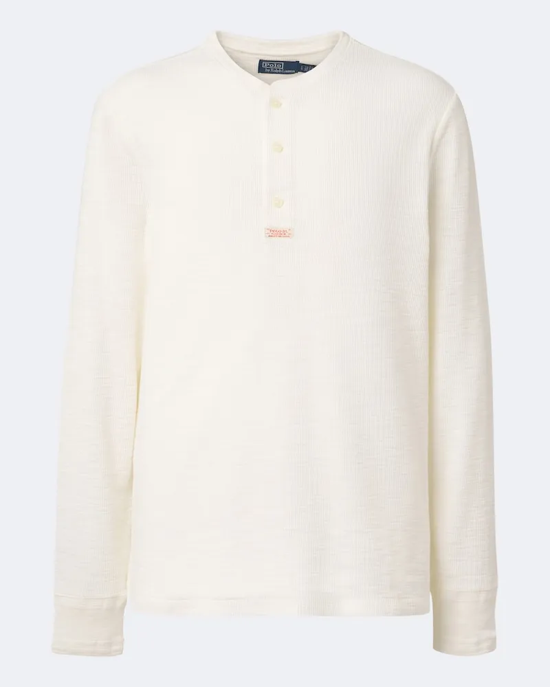 Ralph Lauren Henley-Top aus Baumwolle Weiß