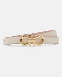 Ferragamo Wendbarer Guertel Gancini aus Leder Pink