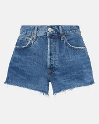 AGOLDE High-Rise Shorts Blau