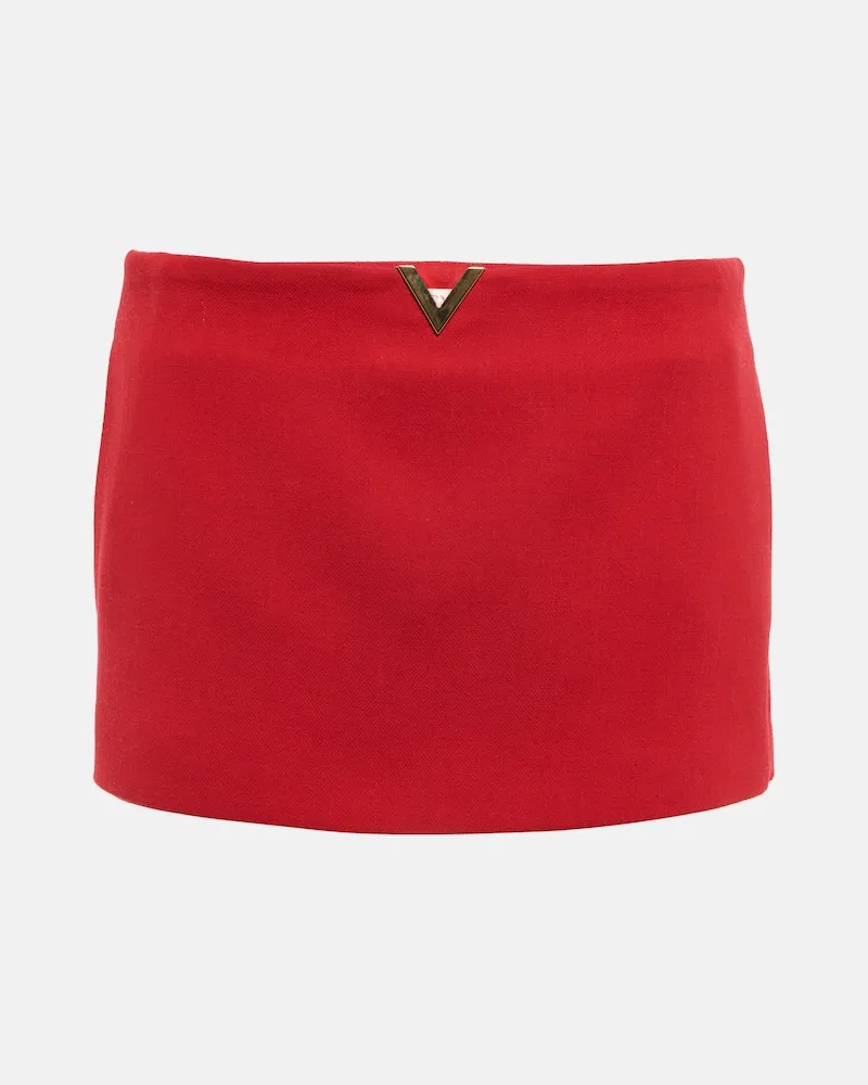 Valentino Garavani Skort VLogo aus Crêpe Rot