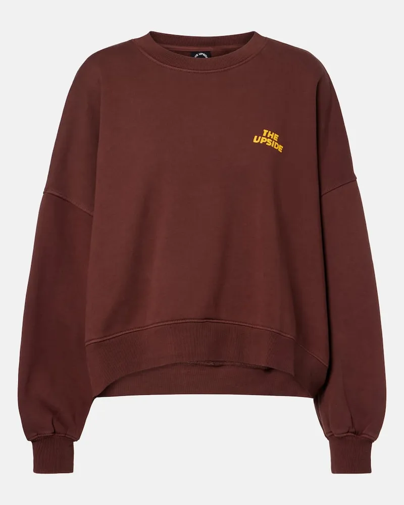The Upside Sweatshirt Paloma Crew aus Baumwolle Braun
