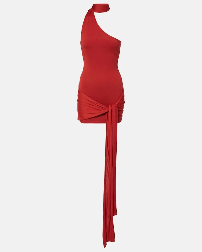 Aya Muse Minikleid aus Jersey Rot