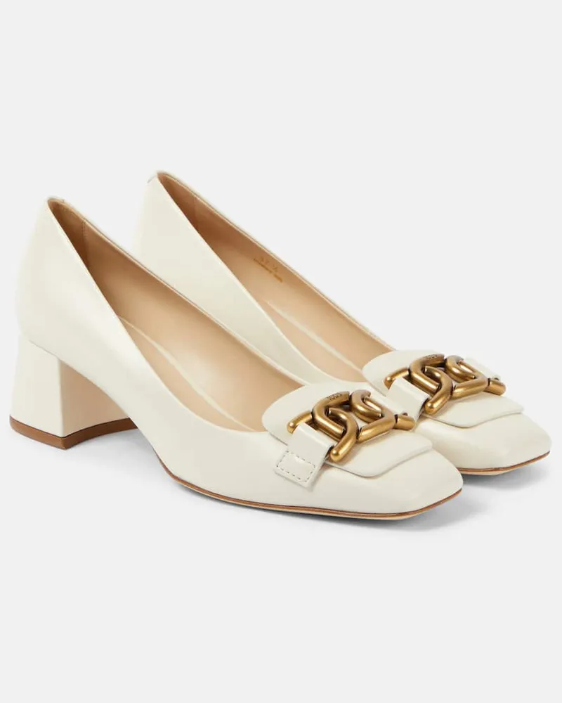 TOD'S Pumps Kate aus Leder Weiß