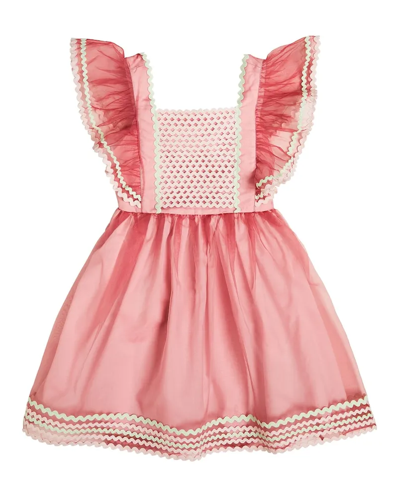Stella McCartney Kids Besticktes Kleid Rosa