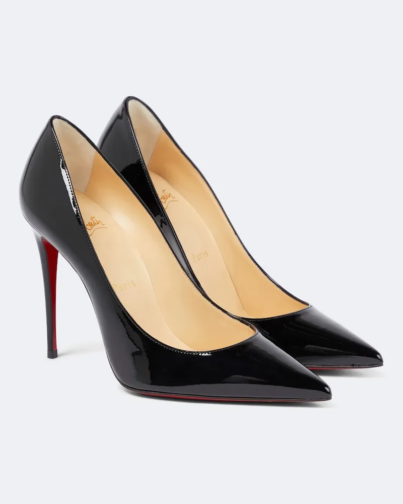 Christian Louboutin Pumps Kate 100 aus Lackleder Schwarz