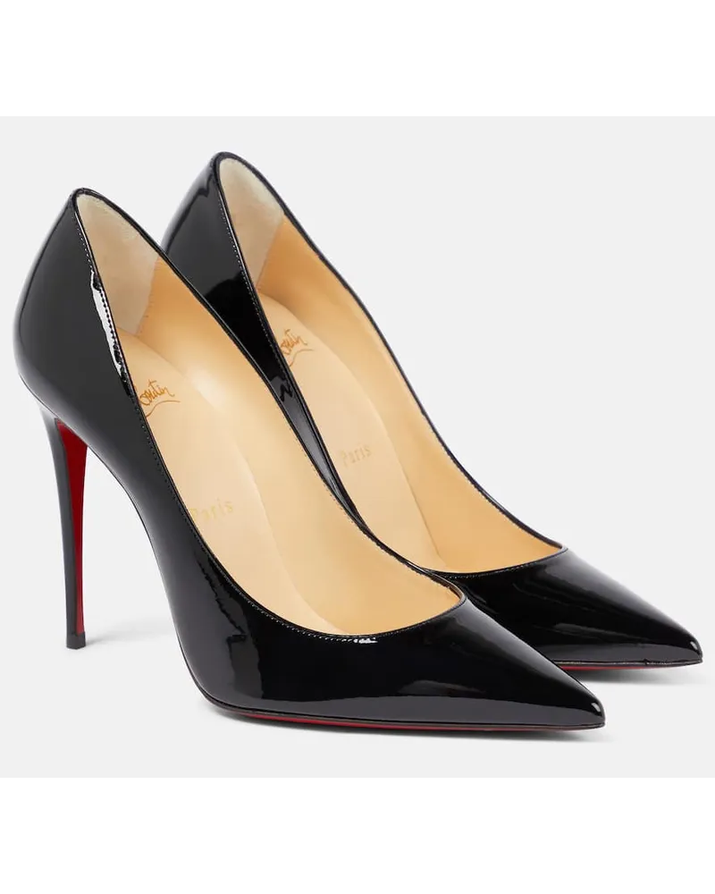 Christian Louboutin Pumps Kate 100 aus Lackleder Schwarz