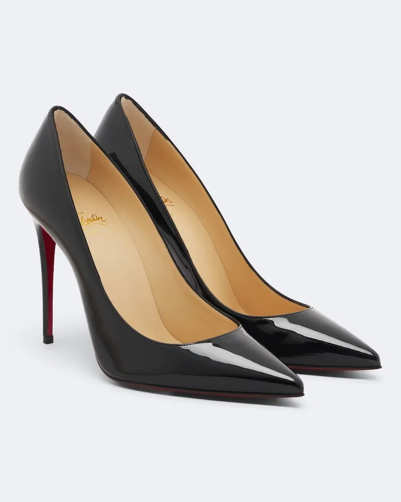 Christian Louboutin Pumps Kate 100 aus Lackleder Schwarz
