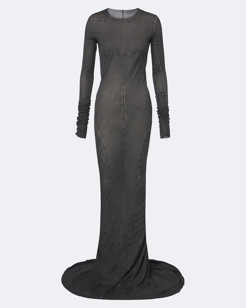 Rick Owens DRKSHDW Robe Edfu aus Baumwoll-Jersey Schwarz