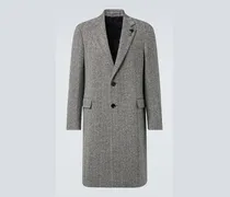Mantel aus Schurwoll-Tweed