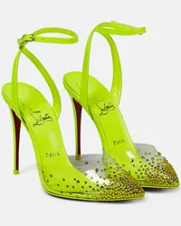 Christian Louboutin Verzierte Pumps Spikaqueen 100 Gelb