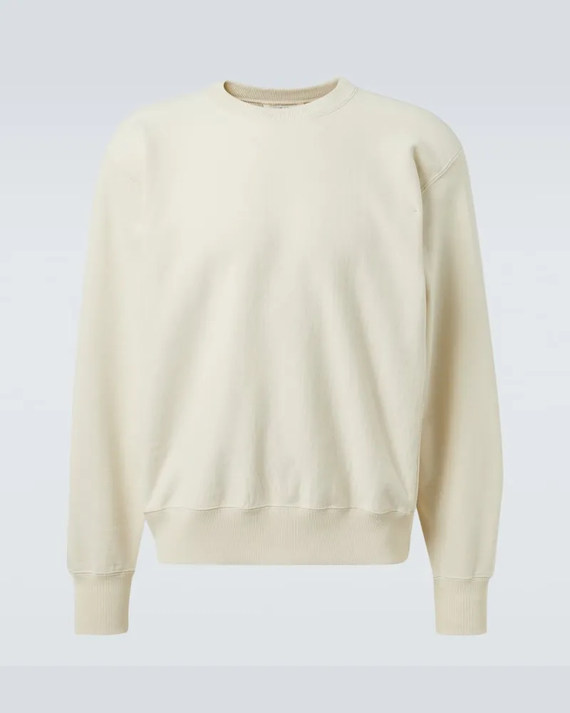 AURALEE Sweatshirt aus Baumwoll-Jersey Beige