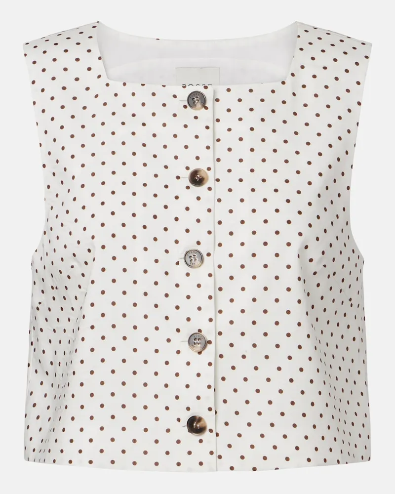 Posse Cropped-Top Rio Weiß