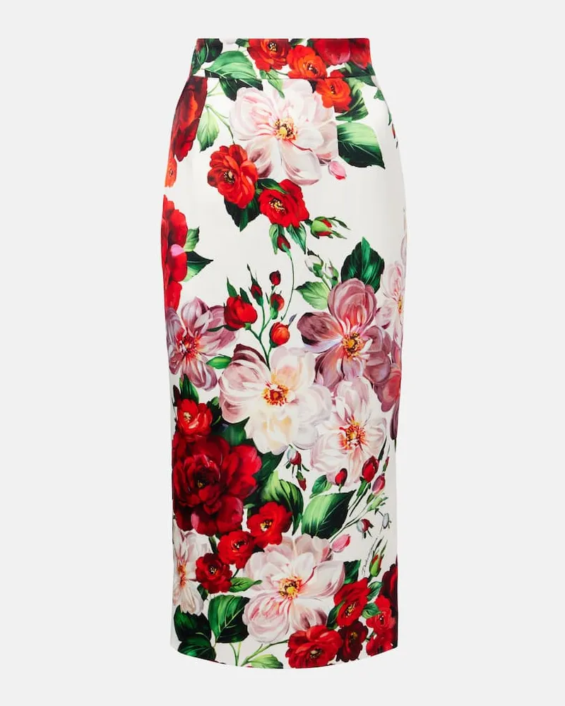 Dolce & Gabbana Bedruckter Midirock Multicolor