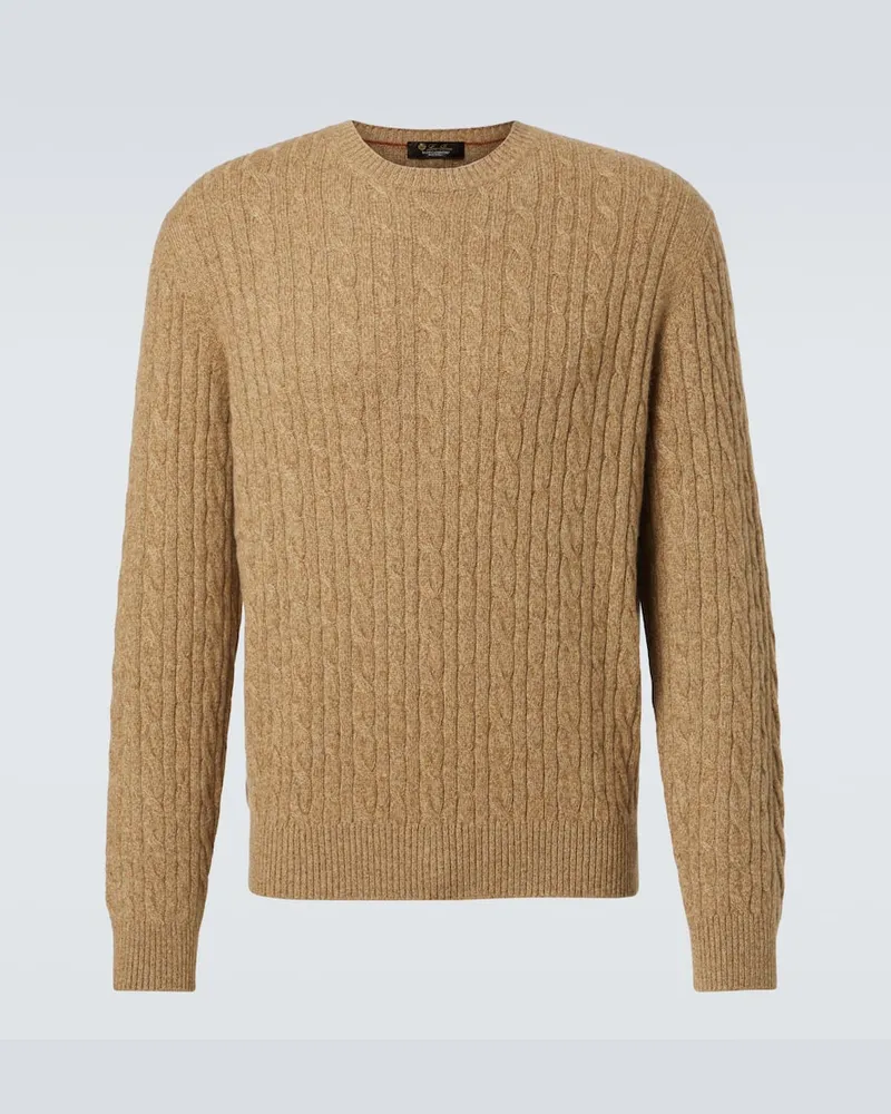 Loro Piana Pullover aus Kaschmir Braun
