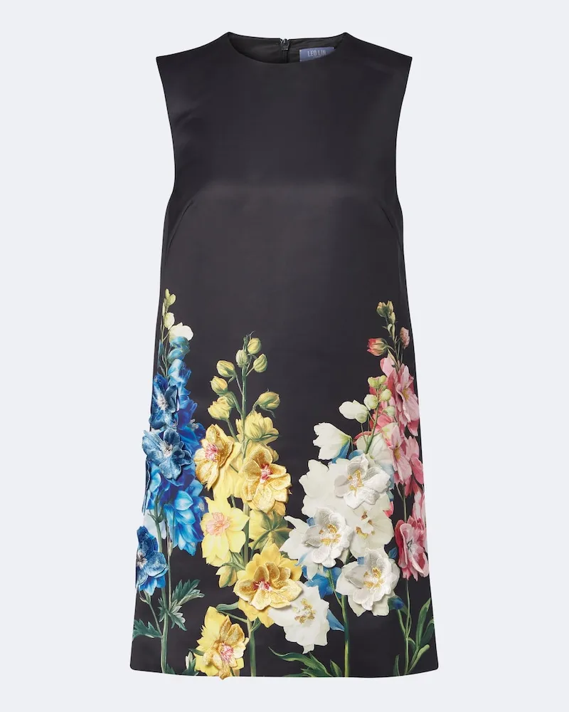 LEO LIN Verziertes Minikleid Yvonne Multicolor