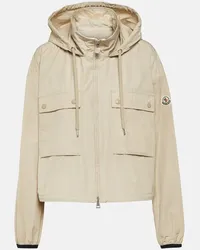 Moncler Jacke Leda aus Popeline Beige