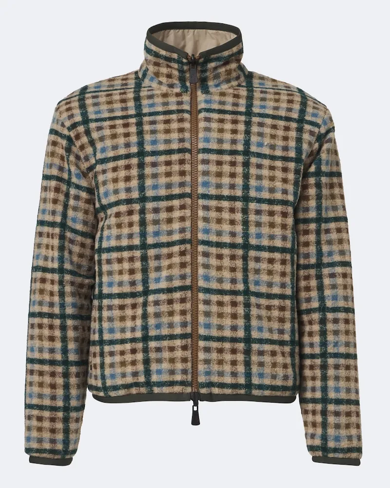 Moncler Wendbare Skijacke Grün