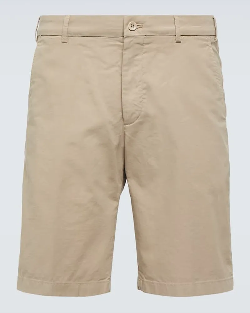 Loro Piana Bermuda-Shorts aus einem Baumwollgemisch Beige