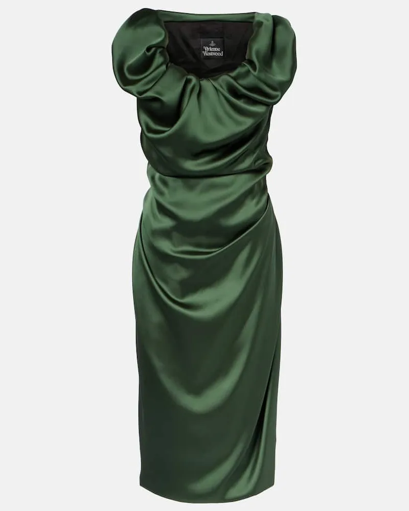 Vivienne Westwood Midikleid Ginnie Amber Grün
