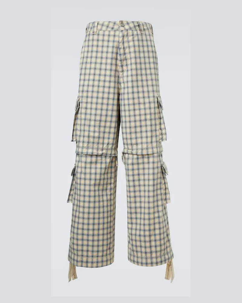 ERL Cargohose aus Baumwolle Blau