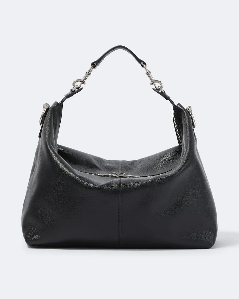 Gucci Crossbody Bag Brera Medium aus Leder Schwarz