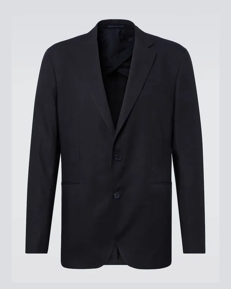 Orlebar Brown Blazer Garret aus Leinen Schwarz